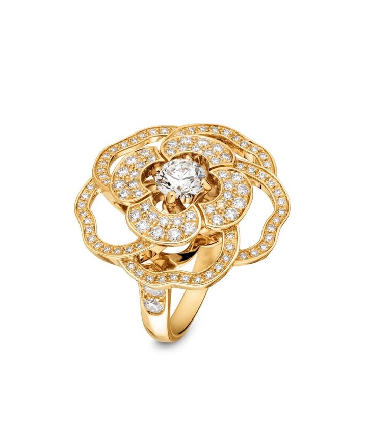 「カメリア コレクション」リング（YG×ダイヤモンド）￥6,358,000