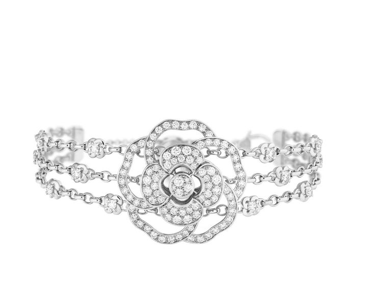 「カメリア コレクション」ブレスレット（WG×ダイヤモンド）￥7,502,000