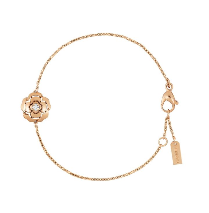 「カメリア コレクション」ブレスレット（PG×ダイヤモンド）￥473,000