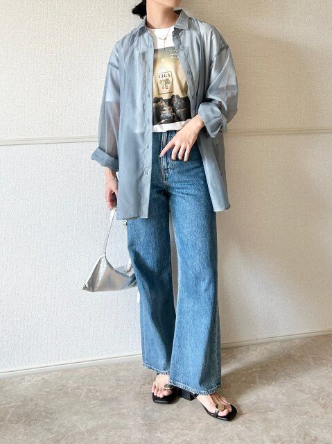 Style③色と抜け感で差をつける、大人のゆるコーデ