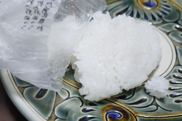 湯せんで炊飯ポリ袋（半透明、12枚） 仕上がり