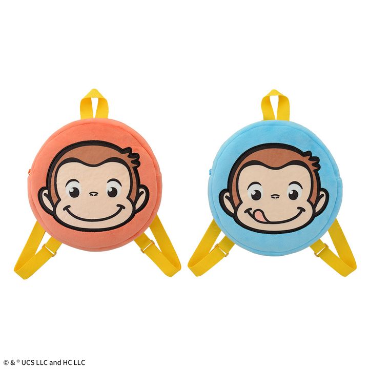 おさるのジョージ プラチナムザッカぽってりフェイスリュック