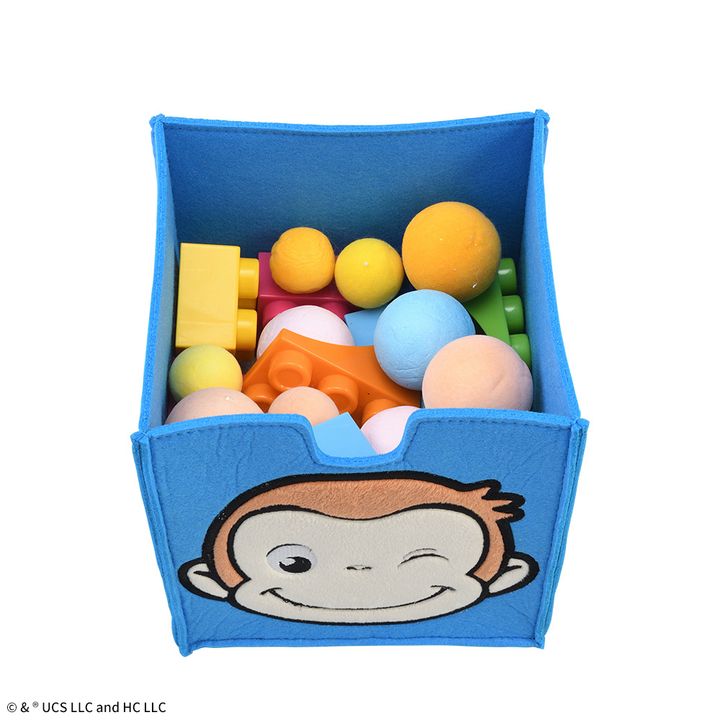 おさるのジョージ プラチナムザッカフェイス収納ボックス02