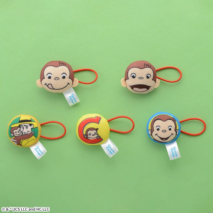おさるのジョージ マスコットへアゴム