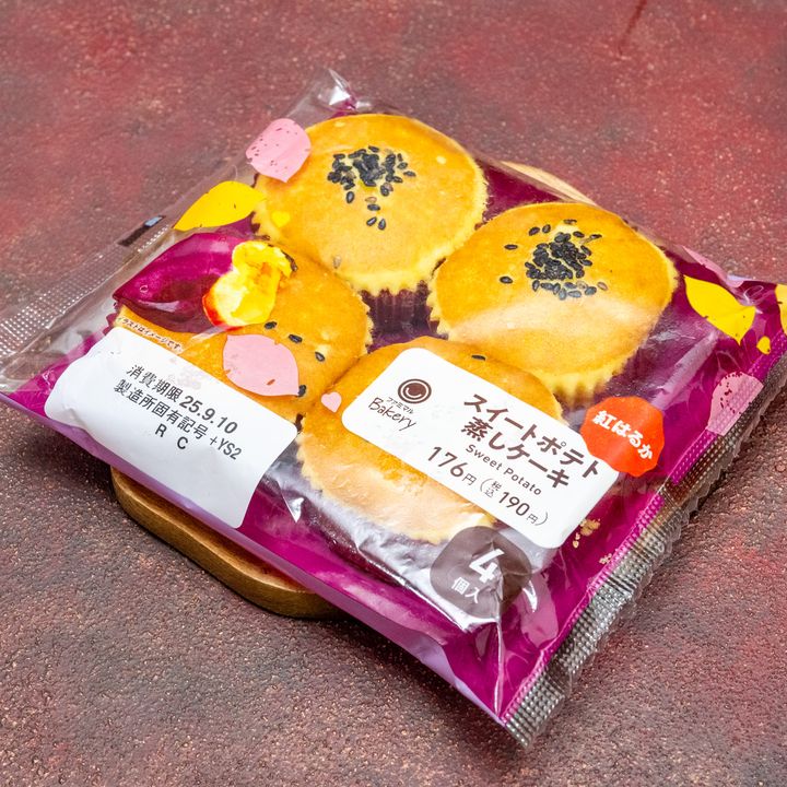 スイートポテト蒸しケーキ4個入 実写