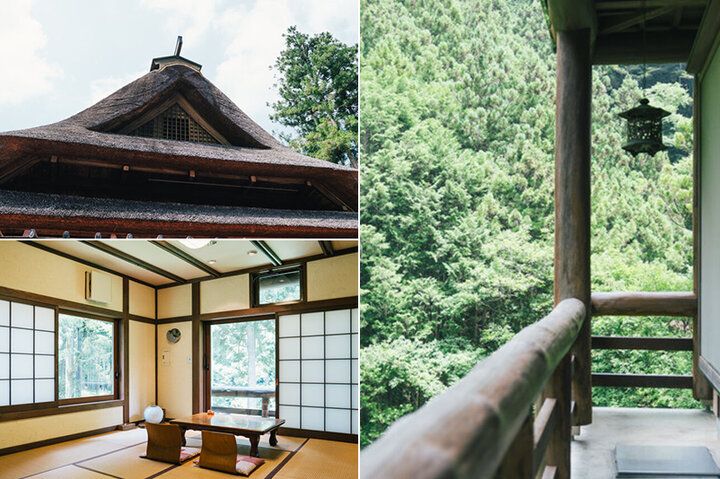 見事な景色に圧倒される♪奥多摩の檜原村を代表する兜造りの茅葺屋根の旅館「兜家旅館」