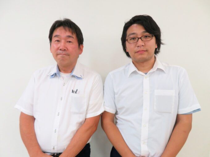 大阪青果(株)蔬菜部 東眞一次長と.(株)平果 蔬菜第二部の星優太課長補