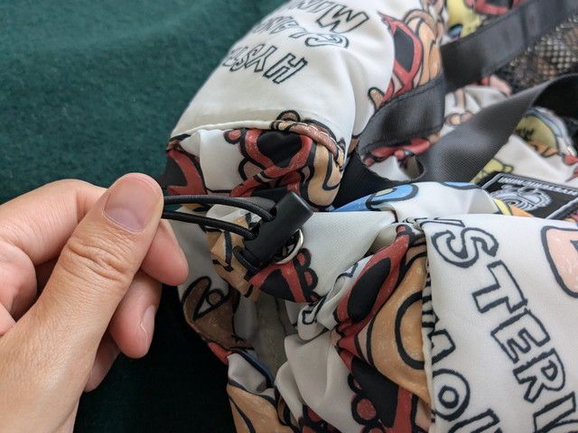 ヒステリックミニトート閉めたところ