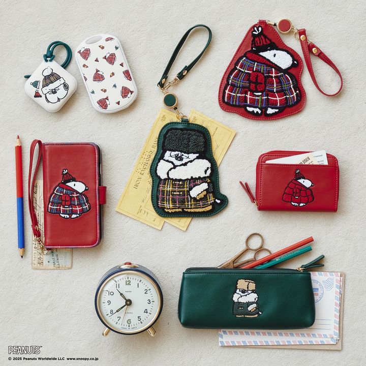 エコハンドウォーマー(オラフ・総柄)/BOOK型スマートフォンケース/リール付きパスケース/カードケース/ペンケース