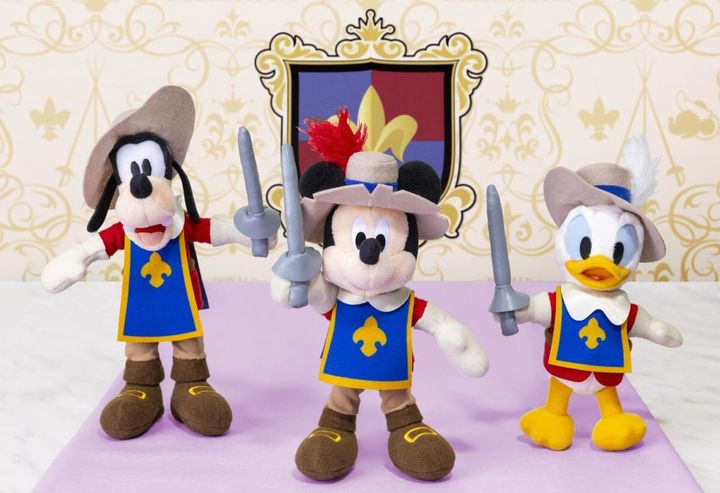 東京ディズニーリゾート グッズ「ミッキー、ドナルド、グーフィーの三銃士」
