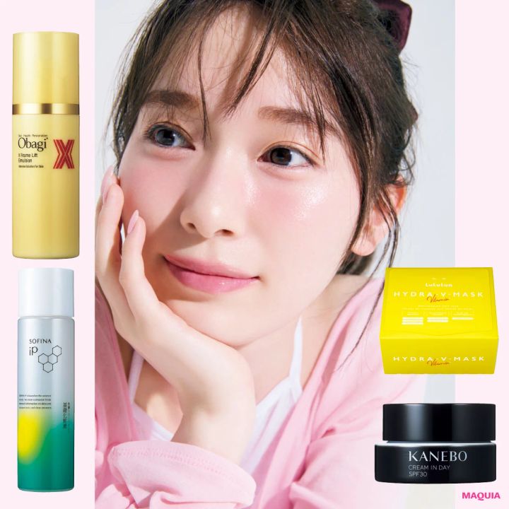 櫻坂46 守屋麗奈 美肌 ルーティン オバジ ソフィーナiP カネボウ ルルルン