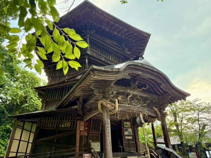 会津さざえ堂 入り口