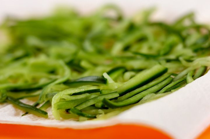 スパゲティーサラダの下準備1