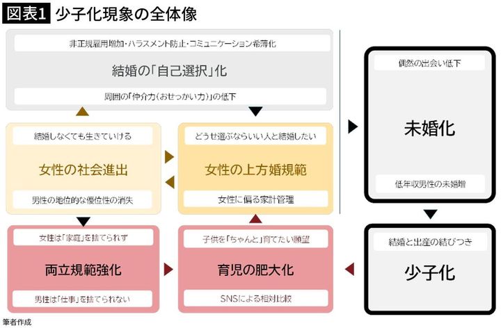 【図表1】少子化現象の全体像
