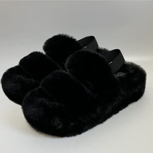 しまむらのエコファーサンダル