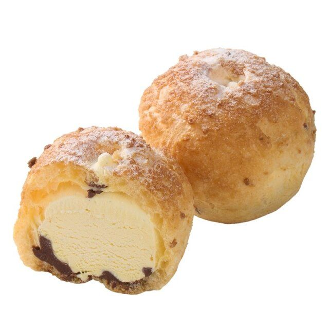 シャトレーゼ DESSERTクッキーシューアイス プレミアムカスタード 4個入