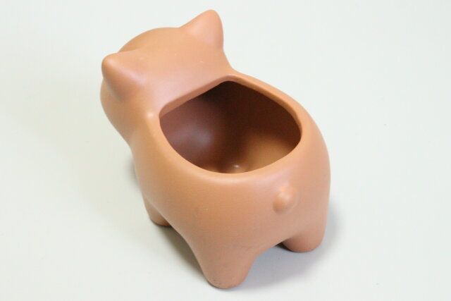 アニマル植木鉢（豚、羊） 後面