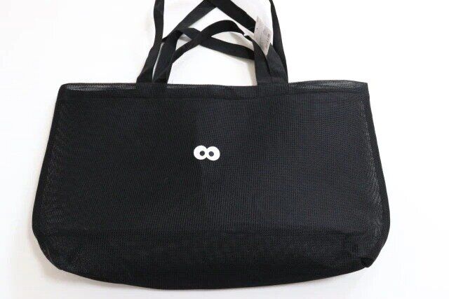 ダイソー メッシュトートバッグ（ギョロ目） 商品タグ