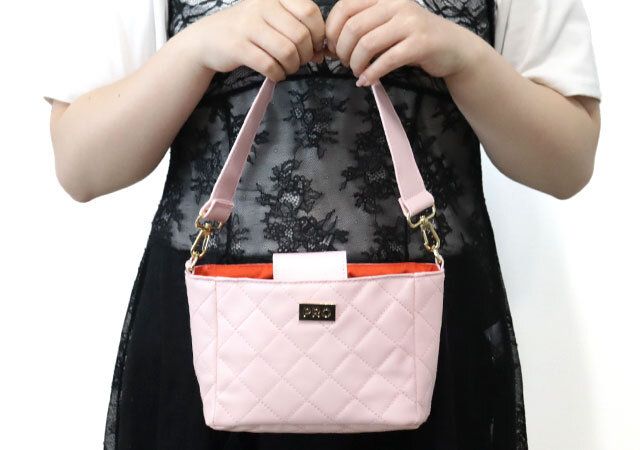 宝島社ムック付録望蘭ちゃんPROの桜キルティングバッグ5