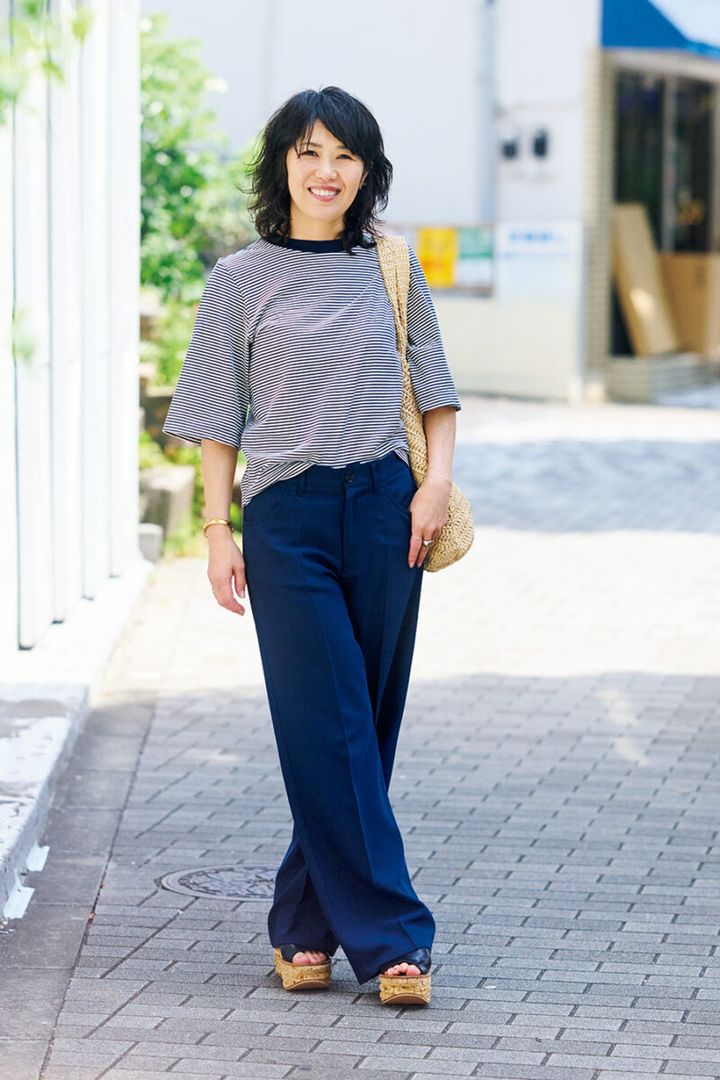 夏こそ上質な素材を選びたい 大人のカジュアルスタイル