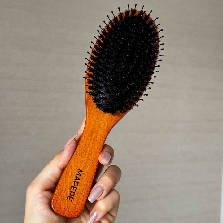 マペペ つやつや天然毛のミックスブラシ