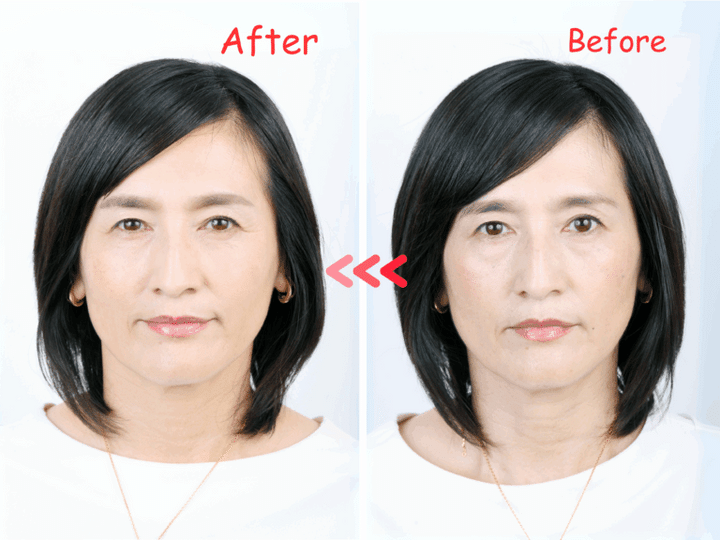 豊田真由美さんの眉毛のbefore→after