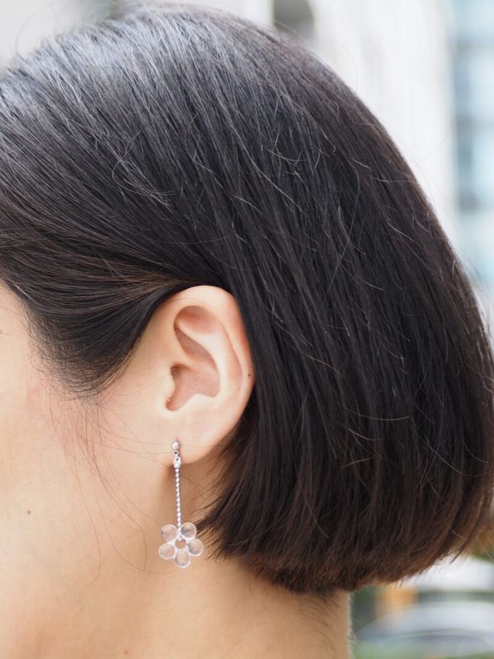 ポンデリング風のピアス