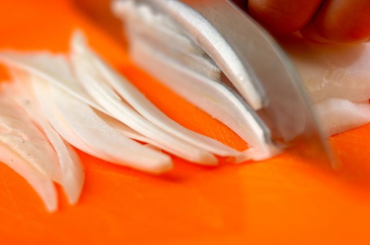 白菜の即席漬け ユズコショウ風味の下準備1