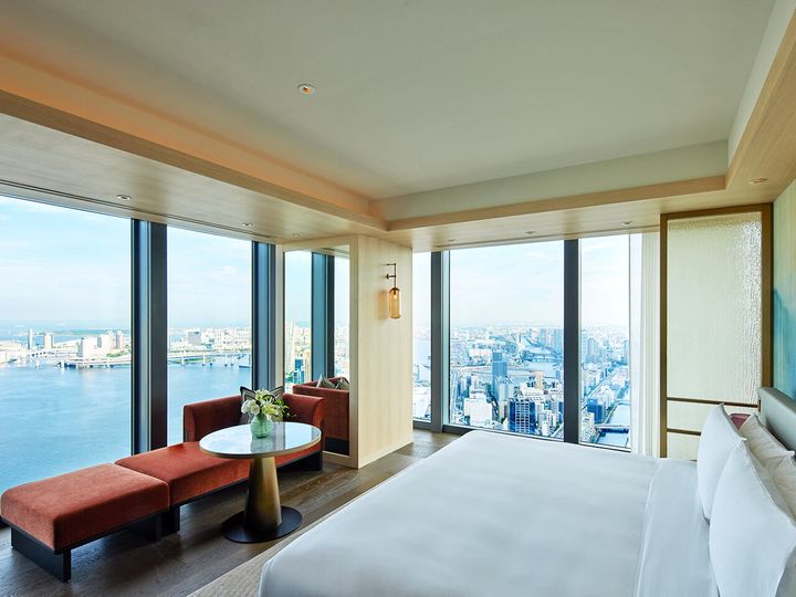 浜松町「フェアモント東京」の「フェアモントゴールド スイート」