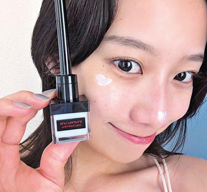 shu uemura アンリミテッド ケア ツヤ ドロップ アオタケブルー