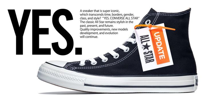 CONVERSE（コンバース）の永久定番モデル “ALL STAR” が約四半世紀ぶりにリニューアル。デザインはそのままに、履き心地を大幅にアップデートされる。