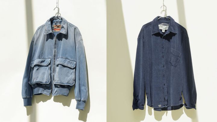 フライトジャケットコーデュロイシャツ