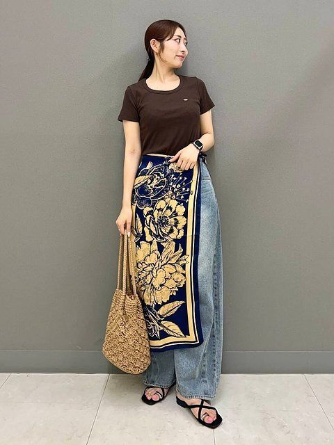 デニムパンツコーデ5