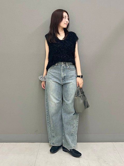 デニムパンツコーデ4