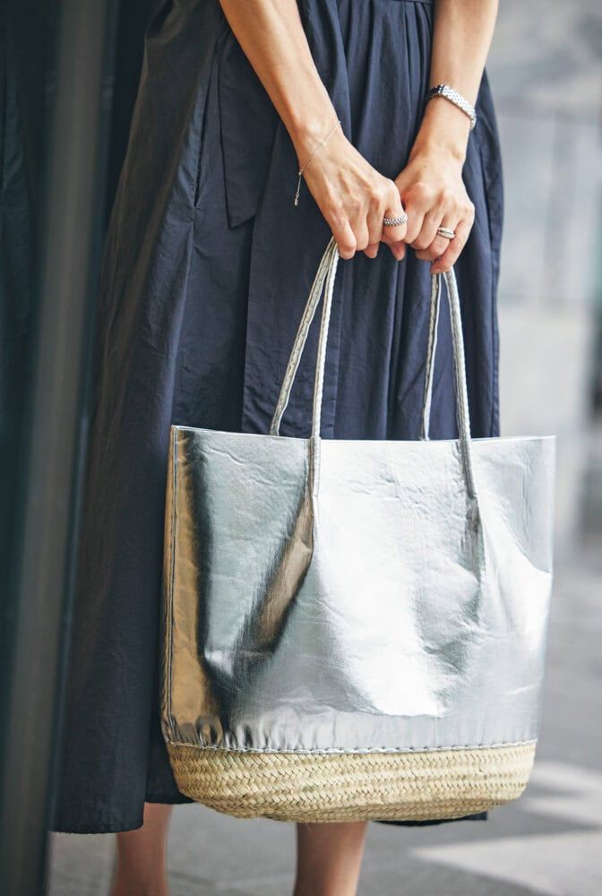 『ヌキテパ』で見つけたというモロッコのトートバッグ