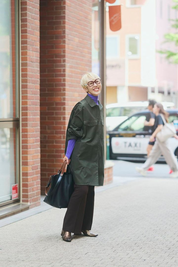 ユニクロ上下がこんなにおしゃれに見えるのは配色の妙