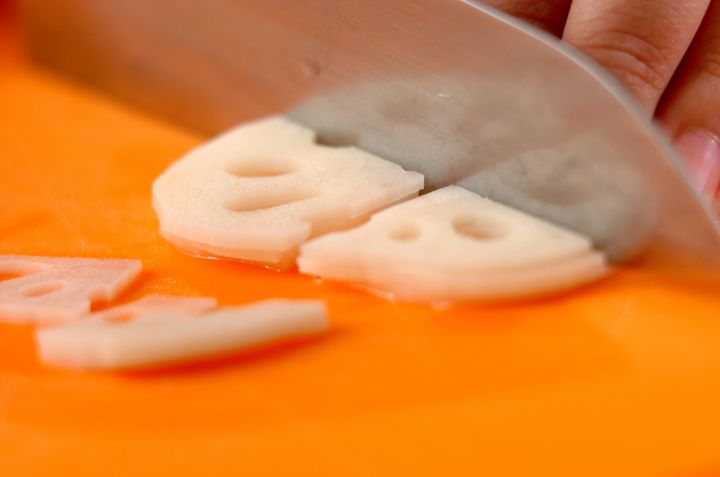 お豆のデリ風サラダの下準備1