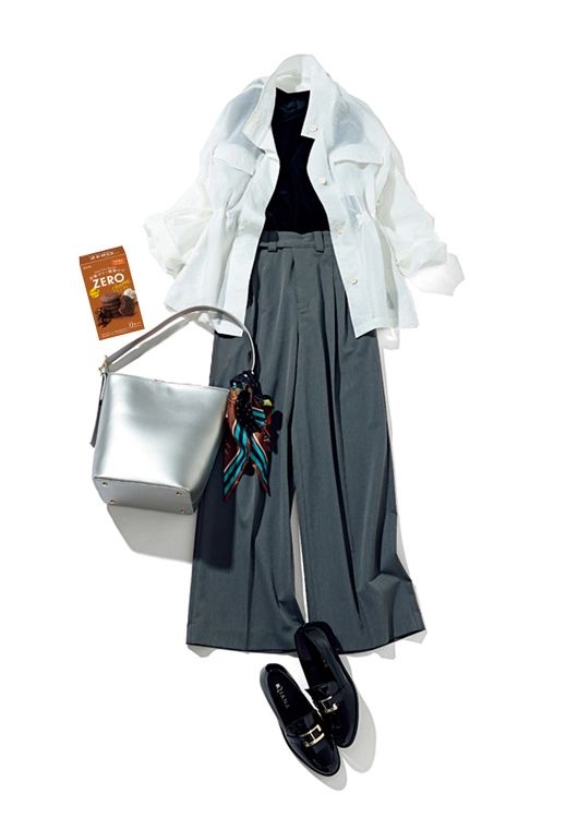 秋はじめにぴったりなパンツ休日コーデ