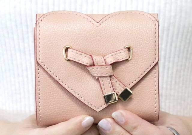 宝島社ムック付録VIS ハートカット財布ミニBOOK PINK3