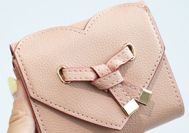 宝島社ムック付録VIS ハートカット財布ミニBOOK PINK8