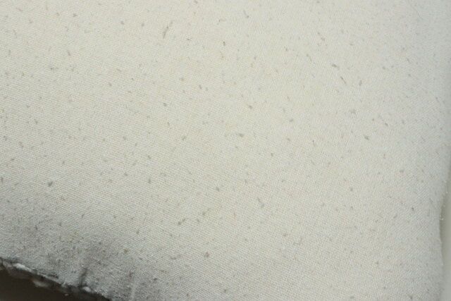 毛玉がついたクッション