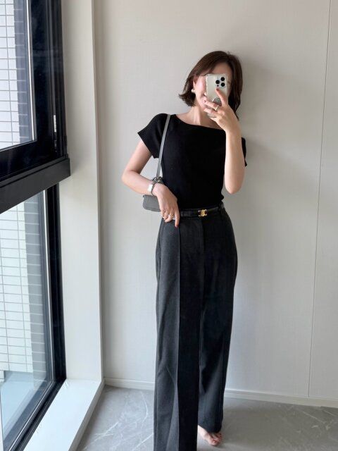 スタイル01：グレーとブラックでハンサムスタイル