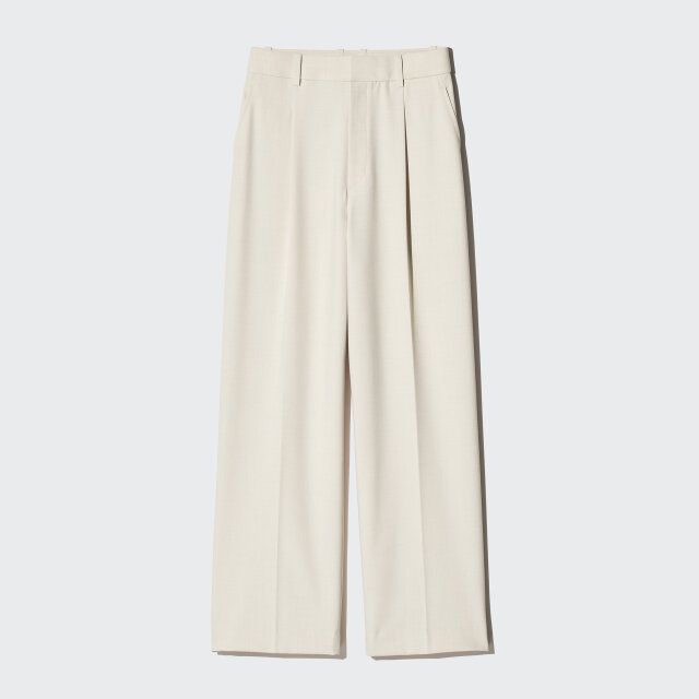 タックワイドパンツ