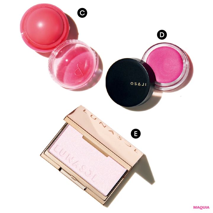 笹本恭平 秋 チーク ロムアンド ジューシーロールチーク 03 OSAJI ニュアンス フェイスカラー EX03 ルナソル カラーリングシアーチークス（グロウ） EX14 