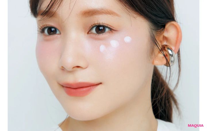 笹本恭平 秋 チーク 1.パープルの下地で青みを仕込む