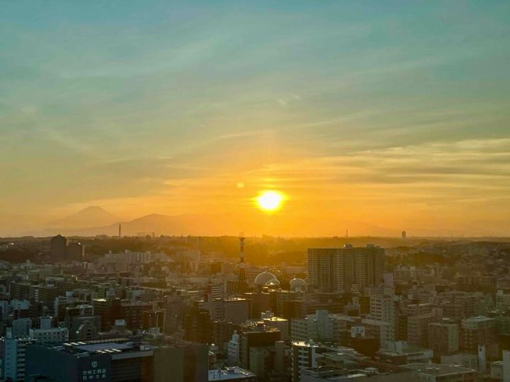ウェスティンホテル横浜のラウンジから見た風景