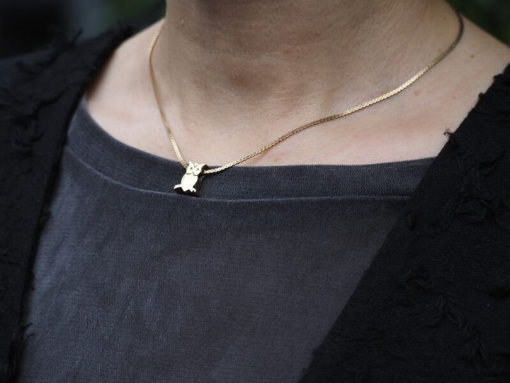 フクロウのネックレス