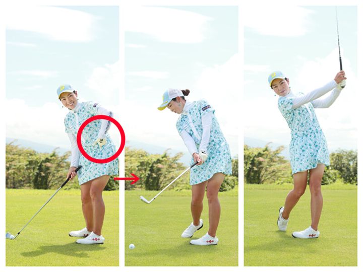 アイアンの飛距離が伸びない原因は「左腰」のせい？女子プロが解説