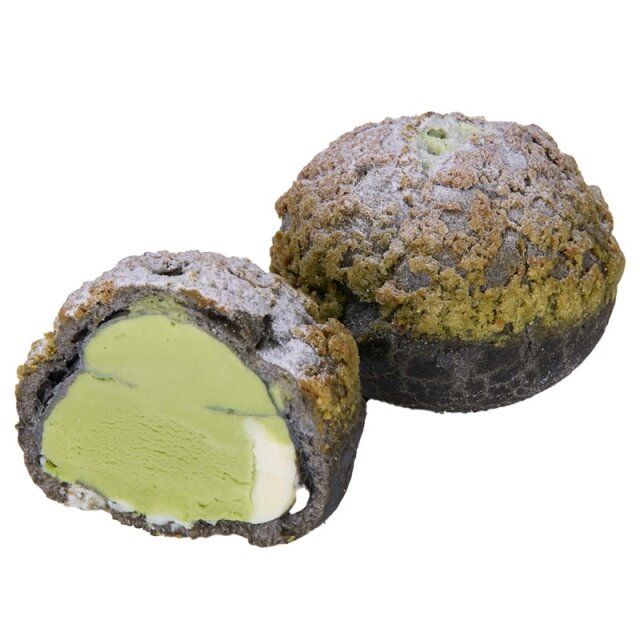 シャトレーゼ DESSERTクッキーシューアイス プレミアム京都宇治抹茶 4個入