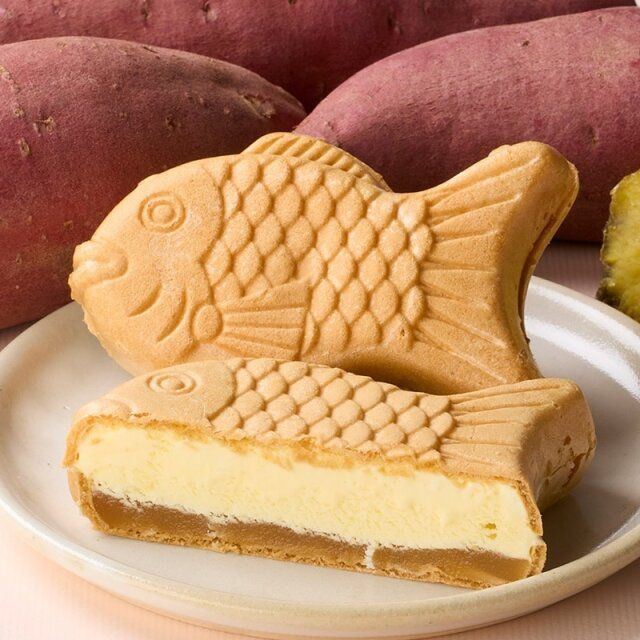 シャトレーゼ 和菓子アイス たい焼き最中 焼き芋 しっぽまであん 4個入